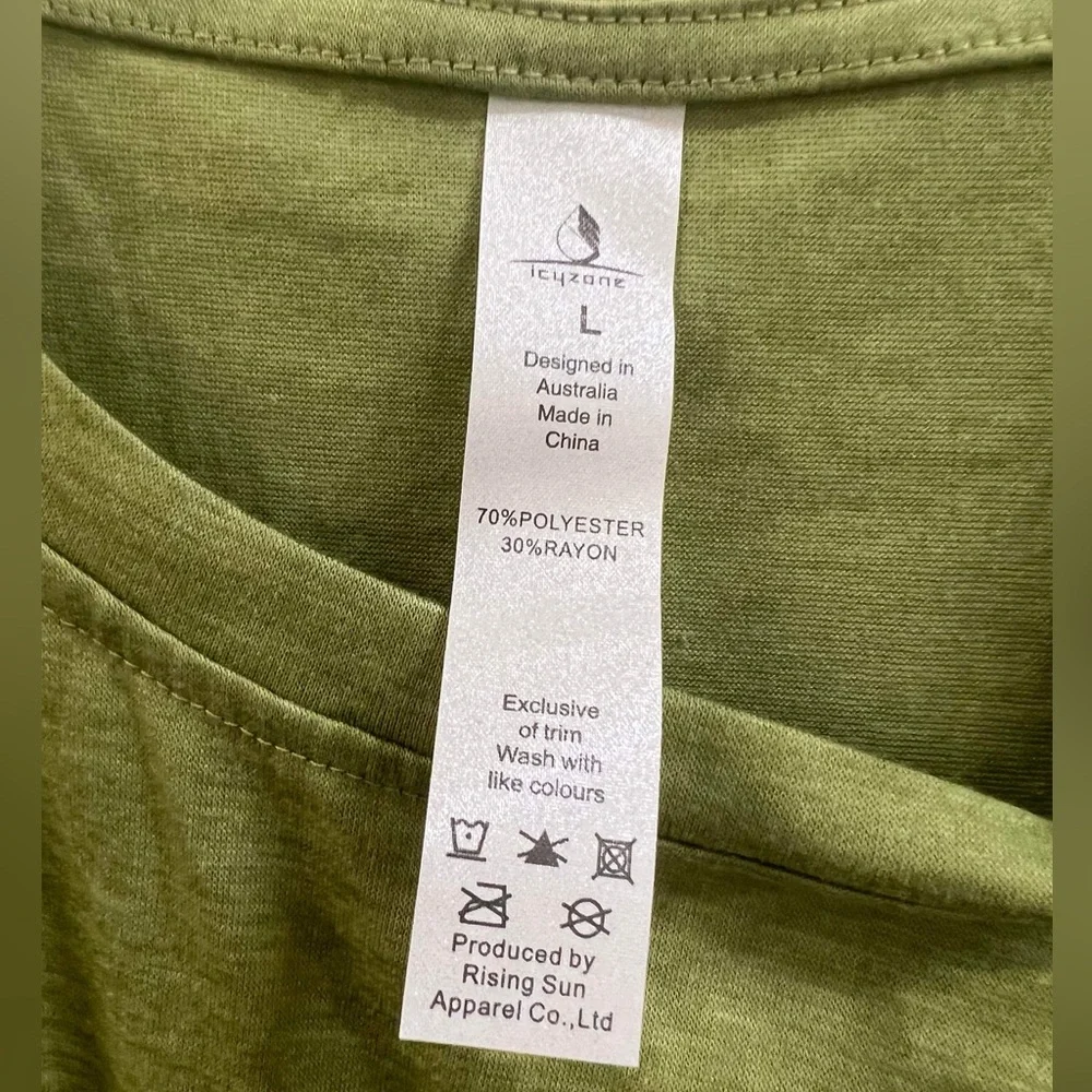 NWT IcyZone Athletic Muscle Tank Top with Cutout Sides - Picture 3 of 3